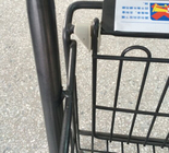 Süpermarket Depolama El Alışveriş Sepeti Bakkal Sepetli Tekerlekler