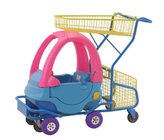 Plastik Çocuk Bakkal Sepeti Çocuk Alışveriş Arabası Süpermarket Çelik Oyuncak Araba