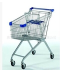 Wire Metal Süpermarket Alışveriş Arabası Arabası / Çinko Kaplama tekerlekli alışveriş arabası