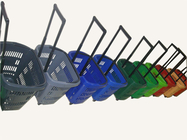 Bakkal / Süpermarket için Tekerlekler ile Çoklu Plastik Rolling Arabası Alışveriş Sepeti