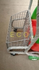 Toz Boya Plastik Sepet Karikatür Çocuk Alışveriş Sepetleri PU Tekerlekli
