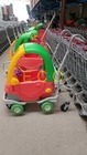 Bakkal Plastik Alışveriş Arabası, 4 Telli Tekerlekli Çelik Tel Çocuk Arabası Arabası