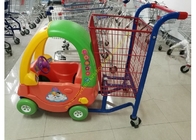 Açılımı Süpermarket Metal Alışveriş Arabası, Plastik ile Çocuk Alışveriş Sepeti