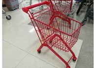 Çocuk Model Süpermarket Alışveriş Sepeti / Kırmızı Renkli Alışveriş Arabası Çocuklar İçin