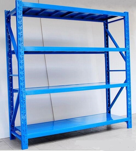 Mavi Depo Depolama Rafları Ticari Çelik Raflar 2000 × 600 × 2000 mm